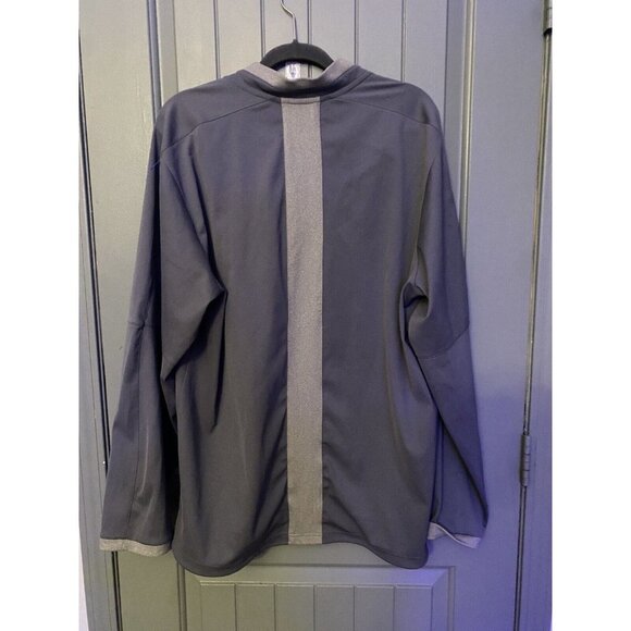 Adidas Baseball Louisville Cardinals Gray 1/4 Zip Pullover NCAA Jacket Men’s L - Picture 9 of 12